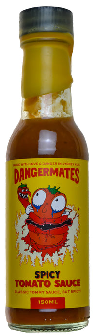 Spicy Tomato Sauce - Habanero & Jalapeno - Dangermates